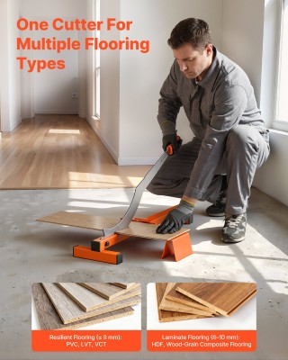 VEVOR Δερματοτόμος Δαπέδου 304.8mm με Λάμα D2 για Λαμινάτ 10mm και ...