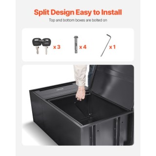 VEVOR Κουτί Παράδοσης Δεμάτων 35.8 in με Κλειδαριά Εξωτερικού Χώρου... VEVOR Κουτί Παράδοσης Δεμάτων 35.8 in με Κλειδαριά Εξωτερικού Χώρου...