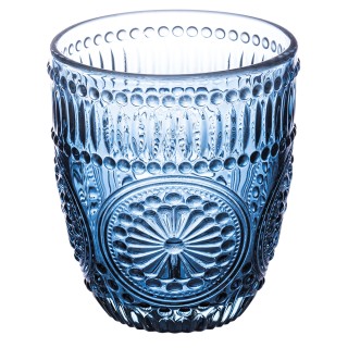 Galileo Σετ 6 ποτήρια νερού 320 ml από γυαλί με ανάγλυφο γεωμετρικό...