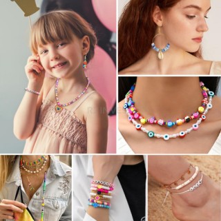 Παιδικό Σετ Δημιουργίας Κοσμημάτων – 480 Γυάλινες Χάντρες & Αξεσουά... Παιδικό Σετ Δημιουργίας Κοσμημάτων – 480 Γυάλινες Χάντρες & Αξεσουά...