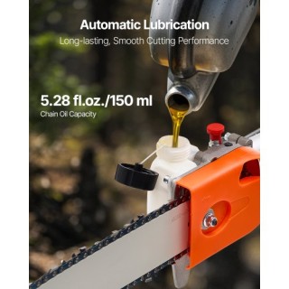 VEVOR Περιστρεφόμενος Κλαδευτήρας Δέντρων με Βενζίνη 43CC 2-Χρονών,... VEVOR Περιστρεφόμενος Κλαδευτήρας Δέντρων με Βενζίνη 43CC 2-Χρονών,...