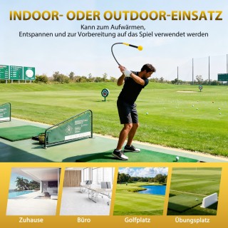 Costway Προπονητής Κινήσεων Γκολφ με Βάρος για Ενίσχυση Τεχνικής SP...