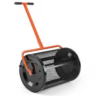 Costway Διανομέας κομπόστ και τύρφης 77 L με ρυθμιζόμενη λαβή T και...