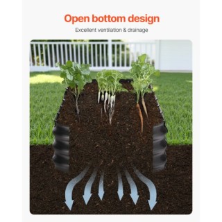 VEVOR Μεταλλικό υπερυψωμένο κρεβάτι κήπου 8x2x1 πόδια, εξωτερικό γα... VEVOR Μεταλλικό υπερυψωμένο κρεβάτι κήπου 8x2x1 πόδια, εξωτερικό γα...