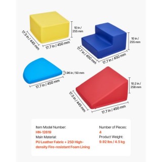 VEVOR Παιδικά Αφρώδη Αναρριχητικά Παιχνίδια 4 Τεμαχίων PMWJTZBDQKBD... VEVOR Παιδικά Αφρώδη Αναρριχητικά Παιχνίδια 4 Τεμαχίων PMWJTZBDQKBD...