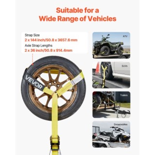 VEVOR Σετ Δέστρας Τροχών Αυτοκινήτου με Αντοχή 4540 kg, Κατάλληλο γ... VEVOR Σετ Δέστρας Τροχών Αυτοκινήτου με Αντοχή 4540 kg, Κατάλληλο γ...