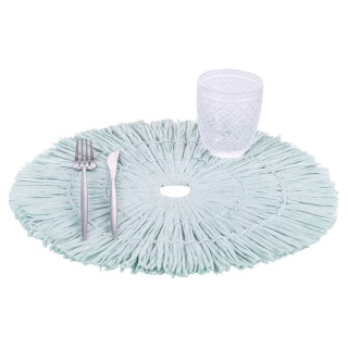 Villa DEste  Σετ 6 τμχ Στρογγυλό πλεκτό σουπλά 38 cm από χαρτί Eloi...