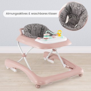 Costway Ροζ Πολυλειτουργικός Αναδιπλούμενος Περπατήρας με Ρυθμιζόμε... Costway Ροζ Πολυλειτουργικός Αναδιπλούμενος Περπατήρας με Ρυθμιζόμε...