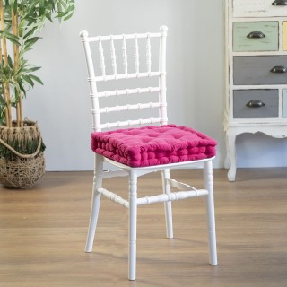 Galileo Σετ 4 τμχ Μαξιλάρι καρέκλας 40x40x8 cm φούξια Sibilla 5920298