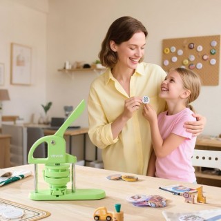 VEVOR Δημιουργός Κουμπιών 32mm/58mm με 200 Τεμάχια, Πράσινος SLKXZJ...