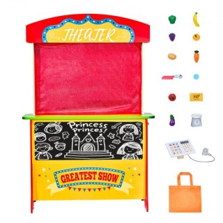 VEVOR Ξύλινο Θέατρο Κουκλοθέατρου 2-σε-1 Αναστρέψιμο Κατάστημα Παιδ... VEVOR Ξύλινο Θέατρο Κουκλοθέατρου 2-σε-1 Αναστρέψιμο Κατάστημα Παιδ...