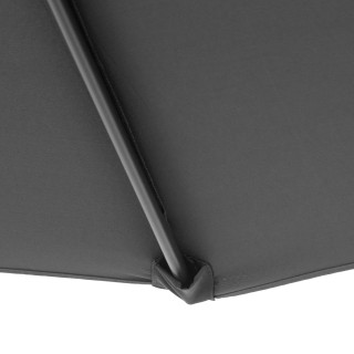 Ανακλινόμενη ομπρέλα κήπου Outsunny Deluxe με μανιβέλα, Φ3m Γκρι 84...