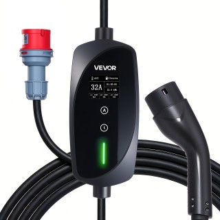 VEVOR Φορητός Φορτιστής EV 22 kW 32A Τύπου 2, 3 Φάσεων με Καλώδιο 7...