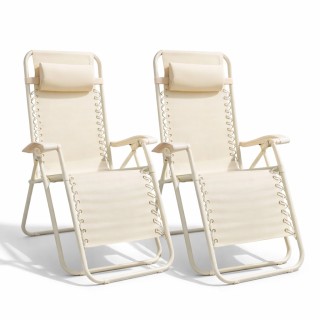 BAKAJI Σετ 2 Καρέκλες Μηδενικής Βαρύτητας Κήπου Χαλάρωσης Πτυσσόμεν... BAKAJI Σετ 2 Καρέκλες Μηδενικής Βαρύτητας Κήπου Χαλάρωσης Πτυσσόμεν...