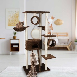 BAKAJI Δέντρο Αναρρίχησης Γάτας με Σιζάλ και Παιχνιδότοπο Ύψους 165... BAKAJI Δέντρο Αναρρίχησης Γάτας με Σιζάλ και Παιχνιδότοπο Ύψους 165...