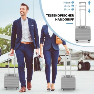 Costway Πολυλειτουργική Χειραποσκευή με Ανθεκτικό Υλικό PC και Αφα... Costway Πολυλειτουργική Χειραποσκευή με Ανθεκτικό Υλικό PC και Αφα...