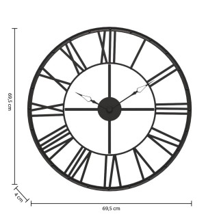 Atmosphera Μεταλλικό Ρολόι Τοίχου Αντίκας Διάμετρος 70cm 102222C Atmosphera Μεταλλικό Ρολόι Τοίχου Αντίκας Διάμετρος 70cm 102222C