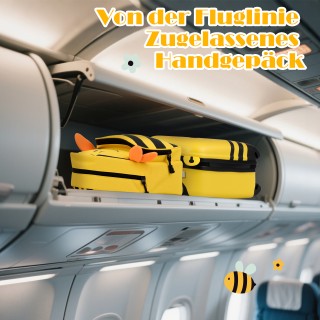 Costway Παιδική Βαλίτσα & Σακίδιο 12+16 με Σχοινί Ασφαλείας Μελισσο... Costway Παιδική Βαλίτσα & Σακίδιο 12+16 με Σχοινί Ασφαλείας Μελισσο...