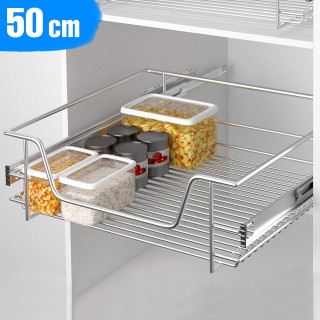 BAKAJI Τηλεσκοπικό συρτάρι κουζίνας 50cm καλάθι ράφι συρόμενο εξοι... BAKAJI Τηλεσκοπικό συρτάρι κουζίνας 50cm καλάθι ράφι συρόμενο εξοι...