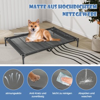 Costway Σπιτάκι & Υπερυψωμένο Κρεβάτι Σκύλου Εξωτερικού Χώρου με Δι... Costway Σπιτάκι & Υπερυψωμένο Κρεβάτι Σκύλου Εξωτερικού Χώρου με Δι...