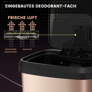 Κάδος Απορριμάτων Κουζίνας 68L με Απαλό Κλείσιμο και Χώρο Αποσμητικ...