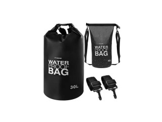 Αδιάβροχη Τσάντα PVC 30lt 54 x 60 cm– Μαύρο  23568 Trizand