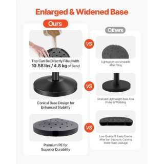 VEVOR Σετ 6 Στύλων με 4 Ανασυρόμενες Ζώνες & Βάση με Άμμο ZGGLZDSDH... VEVOR Σετ 6 Στύλων με 4 Ανασυρόμενες Ζώνες & Βάση με Άμμο ZGGLZDSDH...