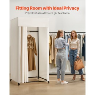 VEVOR Φορητό Δοκιμαστήριο με Ιδιωτικότητα (Μαύρο και Μπεζ) SYJDJLDL...