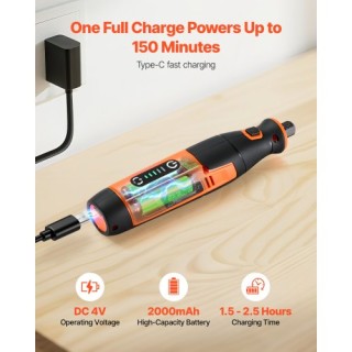 VEVOR Σετ Ασύρματου Περιστροφικού Εργαλείου VEVOR, 73 Εξαρτήματα, D...