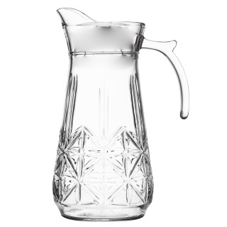 Galileo Καράφα 17 L από γυαλί με διακόσμηση ρόμβους Sibilla 5919184