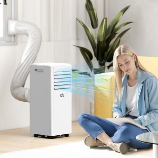 HOMCOM Φορητό Κλιματιστικό 3 σε 1 με Αφυγραντήρα, Χρονοδιακόπτη 24 ... HOMCOM Φορητό Κλιματιστικό 3 σε 1 με Αφυγραντήρα, Χρονοδιακόπτη 24 ...