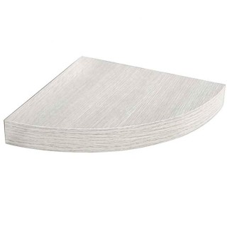BAKAJI Γωνιακό Ράφι Τοίχου από Ξύλο MDF Λευκό 24x4cm 02835184 BAKAJI Γωνιακό Ράφι Τοίχου από Ξύλο MDF Λευκό 24x4cm 02835184