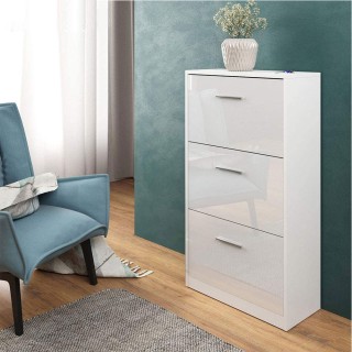 BAKAJI Παπουτσοθήκη 3 Πόρτες Ράφια Διπλού Βάθους σε Ξύλο 59x22x105... BAKAJI Παπουτσοθήκη 3 Πόρτες Ράφια Διπλού Βάθους σε Ξύλο 59x22x105...