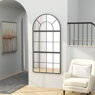 HOMCOM Καθρέφτης Τοίχου με Καμάρα Στυλ Παράθυρο για Υπνοδωμάτιο και... HOMCOM Καθρέφτης Τοίχου με Καμάρα Στυλ Παράθυρο για Υπνοδωμάτιο και...