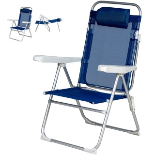 BAKAJI Πτυσσόμενη Καρέκλα Παραλίας Ξαπλώστρα Ρυθμιζόμενη σε κρεβάτ... BAKAJI Πτυσσόμενη Καρέκλα Παραλίας Ξαπλώστρα Ρυθμιζόμενη σε κρεβάτ...