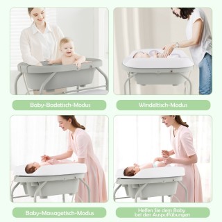 Costway Πάγκος Αλλαγής με Μπανιέρα για Μωρά - Πολυλειτουργικός και ... Costway Πάγκος Αλλαγής με Μπανιέρα για Μωρά - Πολυλειτουργικός και ...