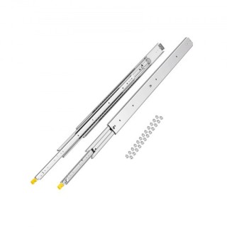 VEVOR Συρόμενοι Οδηγοί Συρταριών 18-60 εκ. με Απαλό Κλείσιμο και Πλ...