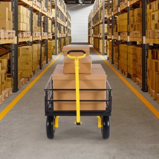 VEVOR Ατσάλινο Καρότσι Κήπου 1200lb Βαρέως Τύπου με 13in Ελαστικά Z... VEVOR Ατσάλινο Καρότσι Κήπου 1200lb Βαρέως Τύπου με 13in Ελαστικά Z...