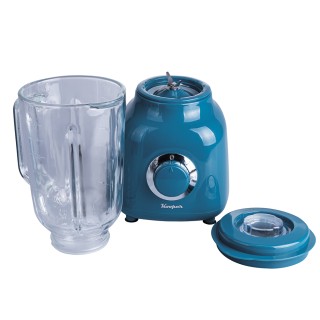 Kooper Ηλεκτρικό μπλέντερ τιρκουάζ με γυάλινη κανάτα 1,5 L, λεπίδες...