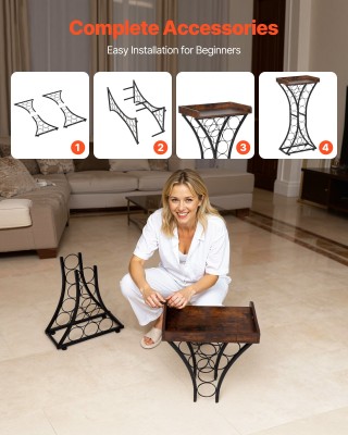 VEVOR Μεταλλική Κάβα Κρασιών 15 Φιαλών με Ξύλινη Επιφάνεια για Σπίτ... VEVOR Μεταλλική Κάβα Κρασιών 15 Φιαλών με Ξύλινη Επιφάνεια για Σπίτ...