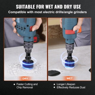 VEVOR Σετ Διαμαντοτρύπανων 7 τεμ. 6-50mm για Πλακάκια, Κεραμικά με... VEVOR Σετ Διαμαντοτρύπανων 7 τεμ. 6-50mm για Πλακάκια, Κεραμικά με...