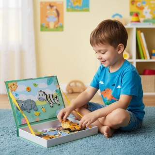 Isotrade Μαγνητικό Παιχνίδι Puzzle Montessori Κατασκευών 26.5 x 3.5... Isotrade Μαγνητικό Παιχνίδι Puzzle Montessori Κατασκευών 26.5 x 3.5...