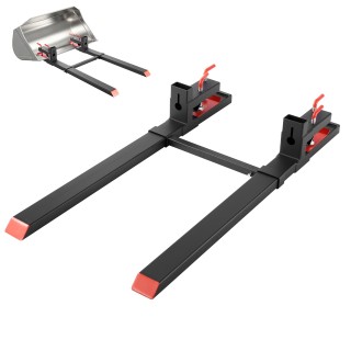 VEVOR Βαρέως Τύπου Πιρούνια Παλετών με Ρυθμιζόμενη Μπάρα Σταθεροποί...