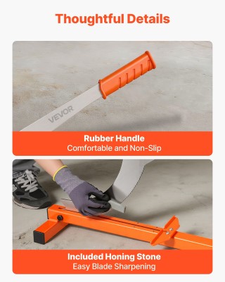 VEVOR Δερματοτόμος Δαπέδου 304.8mm με Λάμα D2 για Λαμινάτ 10mm και ... VEVOR Δερματοτόμος Δαπέδου 304.8mm με Λάμα D2 για Λαμινάτ 10mm και ...