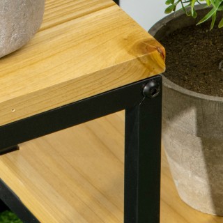 Outsunny Ράφι για Φυτά με 4 Επίπεδα από Μέταλλο και Ξύλο για Εσωτε... Outsunny Ράφι για Φυτά με 4 Επίπεδα από Μέταλλο και Ξύλο για Εσωτε...