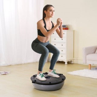 VEVOR 23 Μισή Μπάλα Ισορροπίας με Λάστιχα Αντίστασης  PHXLQ58CMBWH2...