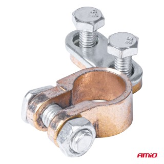 AMiO Τερματικά μπαταρίας από ορείχαλκο 600AMP, 2 τεμ. ,01161 AMiO Τερματικά μπαταρίας από ορείχαλκο 600AMP, 2 τεμ. ,01161