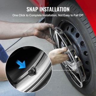 VEVOR  Καλύμματα Ζαντών 15 Σετ 4 Τεμαχίων Ανθεκτικά για Όλες τις Κα...