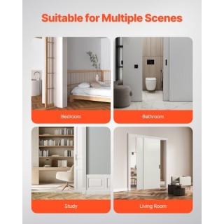 VEVOR Κιτ Συρόμενης Πόρτας 5ft για Ντουλάπα 2 Πορτών TLMTZTLM5FTS39... VEVOR Κιτ Συρόμενης Πόρτας 5ft για Ντουλάπα 2 Πορτών TLMTZTLM5FTS39...