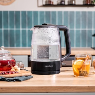 Βραστήρας Νερού 1,7L με Γυάλινο Σώμα 2200W Μαύρο CEC-00169 Cecotec